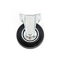 Rodizio Borracha Fixo Sem Freio 2 50mm 27kg - Palisad Rodizio Borracha Fixo Sem Freio 2 50mm 27kg - Palisad