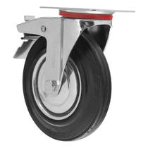 Rodizio borracha preta fixo sem freio 2pol 27kg 1pc mtx Rodizio borracha preta fixo sem freio 2pol 27kg 1pc mtx