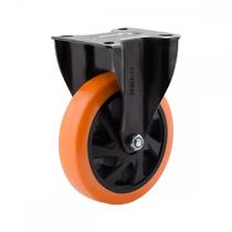 Rodizio Colson Base Fixa 5'' Laranja Flpb514