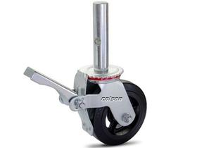 Rodizio de Borracha com Freio para Andaime - TRIUNFO Rodizio de Borracha com Freio para Andaime - TRIUNFO