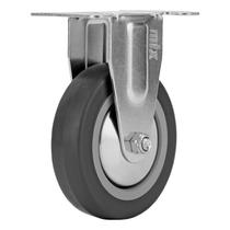 Rodizio de borracha sem freio 4pol suporta 55 kg 1pc mtx