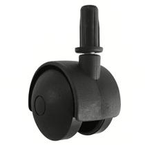 Rodízio de Pressão Plástico Preto com Pino Para Móveis e Cama Box Rodinha Giratória Rodízio de Pressão Plástico Preto com Pino Para Móveis e Cama Box Rodinha Giratória