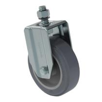 Rodízio de PVC rosca fixa (4 polegadas) 9399