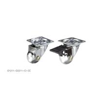 Rodízio de silicone sem freio hardt