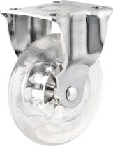 Rodizio fixo 1.3/8" leve 20kg poliuretano transparente - Vonder