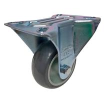 Rodízio Fixo 3” FLR 312 BP 80kg Cinza 110690 Rod-Car Unica Rodízio Fixo 3” FLR 312 BP 80kg Cinza 110690 Rod-Car Unica