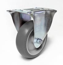 Rodízio Fixo 4” FLR 412 BP 110kg Cinza 101668 Rod-Car Unica Rodízio Fixo 4” FLR 412 BP 110kg Cinza 101668 Rod-Car Unica