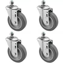 Rodizio Fixo 4 POL Com Espiga até 65kg 4 Unidades SCHIOPPA Rodizio Fixo 4 POL Com Espiga até 65kg 4 Unidades SCHIOPPA