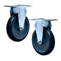 Rodizio Fixo 4 Pol. Pvc Flp.412.Bp.Fp - (Kit C/2 Pç) Colson Rodizio Fixo 4 Pol. Pvc Flp.412.Bp.Fp - (Kit C/2 Pç) Colson