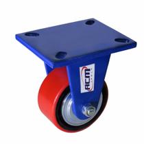 Rodizio Fixo 4'' Roda Cubo de Pu Aco 400kg Fa60100 Acm Tools