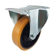 Rodízio Fixo 5” FLR 514 UFK 300kg PU Laranja Rolamento 116244 Rod-Car Unica Rodízio Fixo 5” FLR 514 UFK 300kg PU Laranja Rolamento 116244 Rod-Car Unica