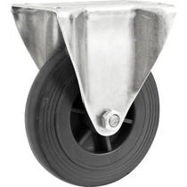 Rodizio fixo 5" para carrinho plástico 300kg - Nove54