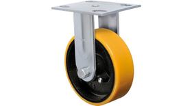 Rodizio Fixo 6" X 2" PU Rolamento Esfera FS62PE - SCHIOPPA
