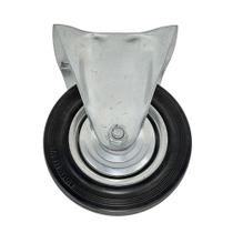 Rodízio Fixo 6pol Borracha Preta 130Kg RM86 MARCON Rodízio Fixo 6pol Borracha Preta 130Kg RM86 MARCON