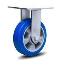 Rodízio Fixo 8x2 De Poliuretano Elástico Movimentação Intensa 700 Kg