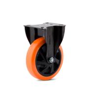 Rodízio Fixo com Placa 6" Série Black 14 PU Colson Rodízio Fixo com Placa 6" Série Black 14 PU Colson