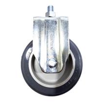 Rodízio Fixo de Espiga Roscada Sem Freio Até 65 kg 4" - Schioppa FL 412 BP LE Rodízio Fixo de Espiga Roscada Sem Freio Até 65 kg 4" - Schioppa FL 412 BP LE