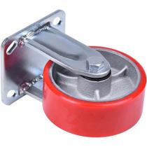 Rodízio Fixo De Ferro Pu 5'' Até 300kg Worker - 361240 Rodízio Fixo De Ferro Pu 5'' Até 300kg Worker - 361240