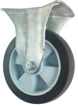 Rodizio Fixo de Placa 512 Termoplástica Duplo Rolamento - RFP512TE10