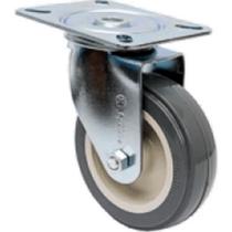 Rodízio Fixo para Carrinho de 4 Polegadas com Placa Capacidade de 65kg Rodízio Fixo para Carrinho de 4 Polegadas com Placa Capacidade de 65kg