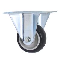 Rodizio fixo para carrinhos e móveis roda pvc fl 312 bp mf até 60 kgs