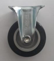 Rodizio fixo para carrinhos e móveis roda pvc flap 210 mf até 40 kgs