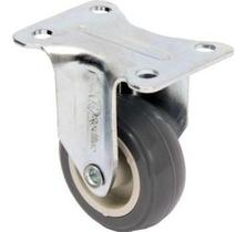 Rodizio Fixo Placa 1pol. R158 Bp Pvc Anti Risco 25kg Por Roda Rodizio Fixo Placa 1pol. R158 Bp Pvc Anti Risco 25kg Por Roda