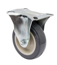 Rodizio Fixo Placa 4pol. R412 Bp Pvc Anti Risco 65kg Por Roda Rodizio Fixo Placa 4pol. R412 Bp Pvc Anti Risco 65kg Por Roda