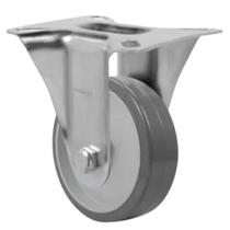 Rodizio Fixo Placa Cinza Pvc 85Kg 6 Pol 18,5 Cm De Altura Fl612 Bp - Schioppa