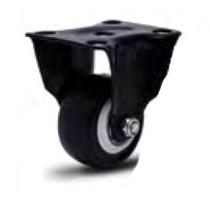 Rodizio fixo polipropileno / pvc serie 210 branco/preto 2 polegadas Colson Rodizio fixo polipropileno / pvc serie 210 branco/preto 2 polegadas Colson