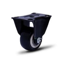 Rodizio Fixo Pt 1.5/8 Placa Roda Pvc Pt Esfera 25kg - Colson Rodizio Fixo Pt 1.5/8 Placa Roda Pvc Pt Esfera 25kg - Colson