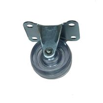 Rodizio Fixo Roda 32mm San Incolor Placa/chapa 4 Furos