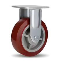 Rodizio Fixo Vermelho 6 Polegadas Placa Pu 400 Kg -Colson Rodizio Fixo Vermelho 6 Polegadas Placa Pu 400 Kg -Colson