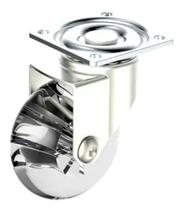 Rodízio Gel 35mm Sem Freio Trava Roda Silicone P/35kg