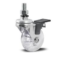 Rodizio Gir 2 Espiga Freio Roda Gel Fp 40kg - Colson