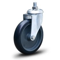 Rodizio Gir 5 Espiga Roda Pvc Cinza Fp 75kg - Colson