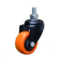 Rodizio Gir Pt 1.5/8 Espiga Roda Pvc Lar Esfera 30kg - Colso