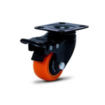 Rodizio gira. 50mm plac.c/f black colson Rodizio gira. 50mm plac.c/f black colson