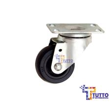 Rodízio Giratório 2" e Roda Termoplástica BP210 - Modelo GL 210 BPF - Roda 50mm