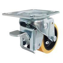 Rodízio Giratório 3” GLROA 312 UFN 170kg PU Laranja Bucha e Freio 106864 Rod-Car Unica Rodízio Giratório 3” GLROA 312 UFN 170kg PU Laranja Bucha e Freio 106864 Rod-Car Unica