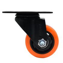 Rodízio Giratório 3pol Preto com Plataforma 80x 105mm COLSON