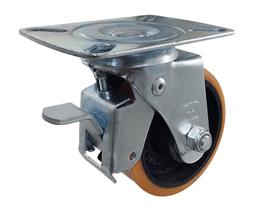 Rodizio Giratório 4" GLROA 414 UFK 250kg PU Laranja Rolamento 117343 Rod-Car Unica Rodizio Giratório 4" GLROA 414 UFK 250kg PU Laranja Rolamento 117343 Rod-Car Unica