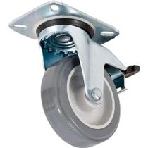 Rodízio Giratório 41mm Com Freio Até 35Kg SCHIOPPA Rodízio Giratório 41mm Com Freio Até 35Kg SCHIOPPA