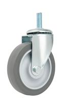Rodízio Giratório 5 Polegadas com Rosca - 90kg Reforçado para Uso Industrial e Logístico Rodízio Giratório 5 Polegadas com Rosca - 90kg Reforçado para Uso Industrial e Logístico