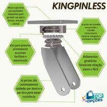 Rodizio Giratório 8x3 pol. industrial Roda de ferro sem freio 1.200 kg