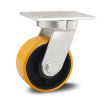 Rodizio Giratório Carga Pesada 12x3 Pol. Roda De Ferro Sem Freio 1.400 Kg