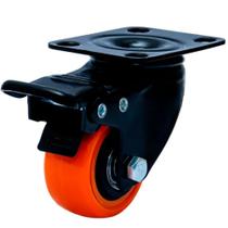 Rodízio giratório com freio 1.5/8" PVC - GLPBF.1.5/8.BPA - Colson