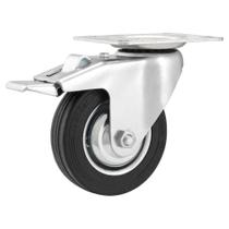 Rodízio Giratório com Freio 4 Polegadas - Vonder