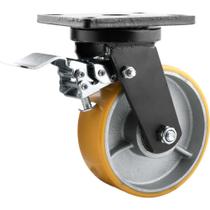 Rodizio Giratório com Freio 6'' Pu+Ferro Industrial Vonder Rodizio Giratório com Freio 6'' Pu+Ferro Industrial Vonder