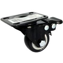 Rodizio giratório com freio polipropileno / pvc serie 210 branco/preto 2 polegadas Colson Rodizio giratório com freio polipropileno / pvc serie 210 branco/preto 2 polegadas Colson